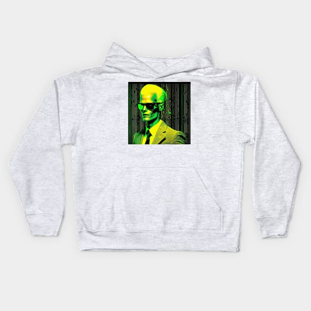 Max Headroom Incident Kids Hoodie by Imagier